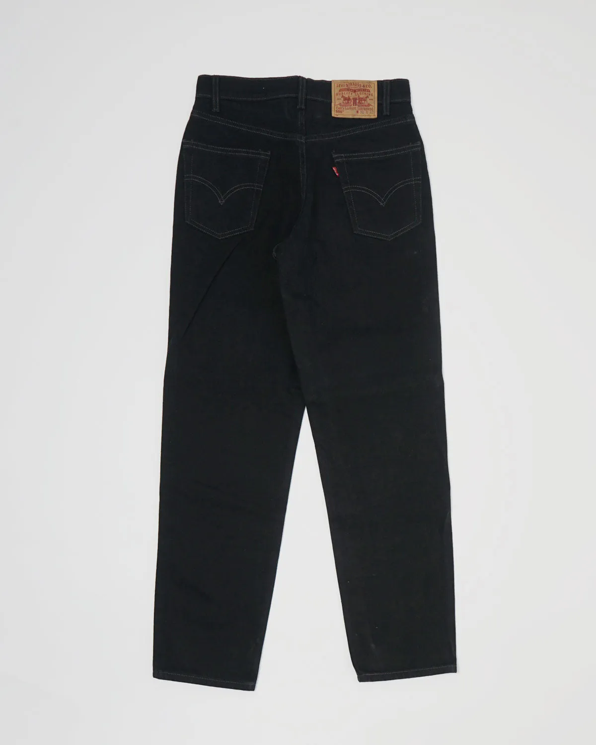 550 Relaxed Fit Denim Pants Black / size: 31