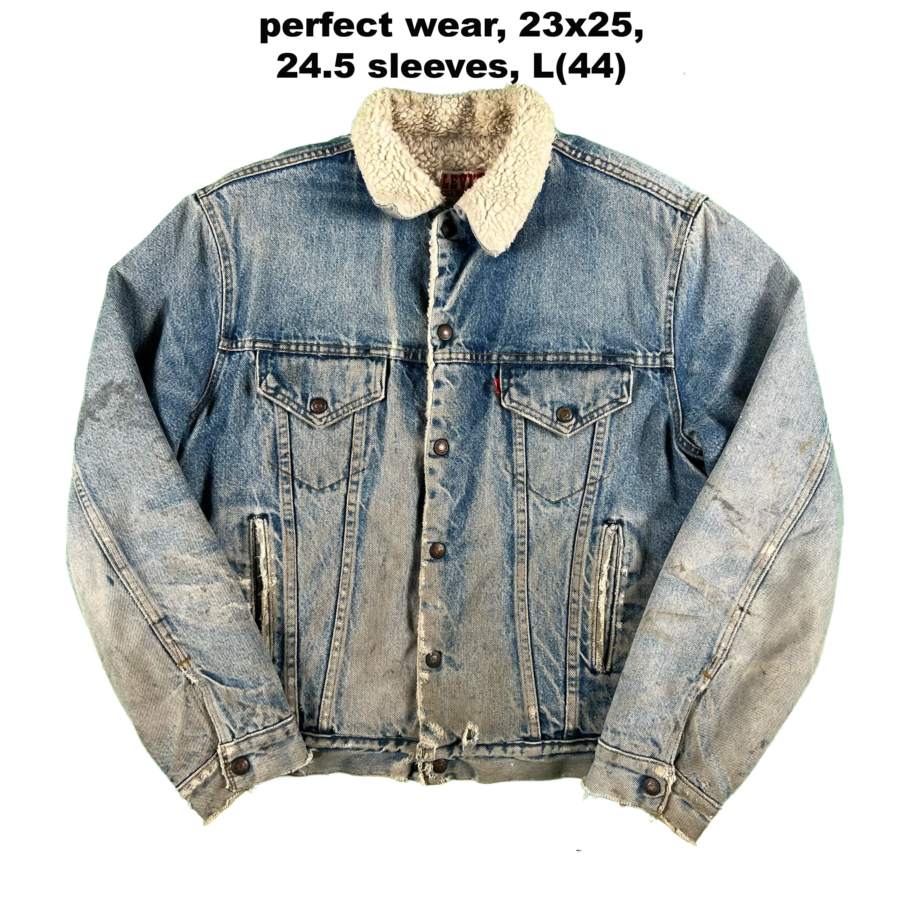 70s/80s Levi's Sherpa Lined Denim Trucker Jacket- SELECT JACKET