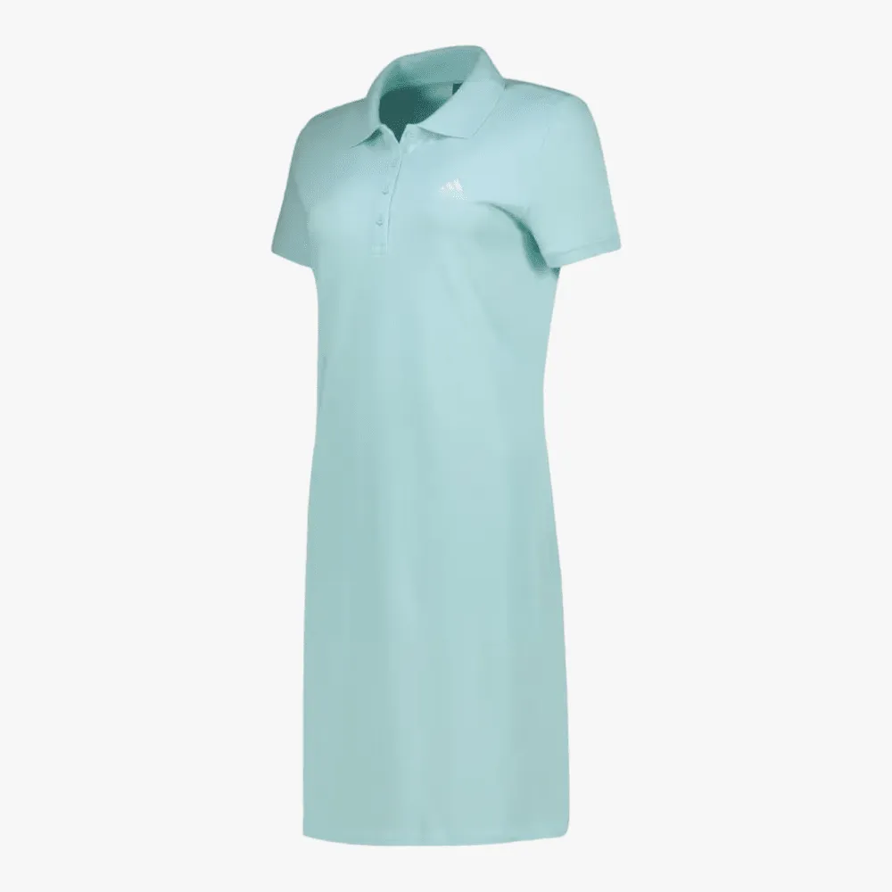 adidas Womens Polo Dress Lt Blue