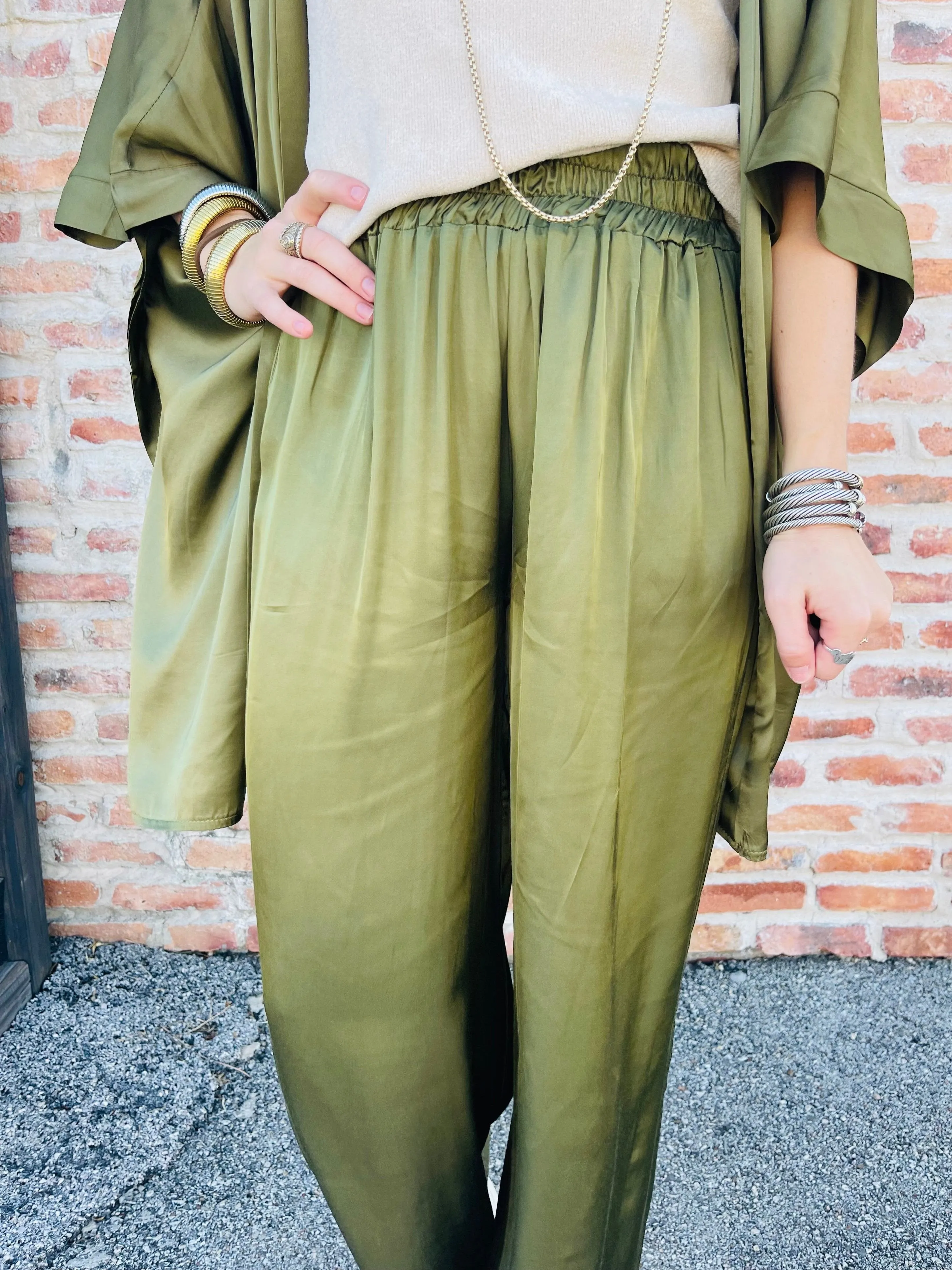 Amara Silk Pants