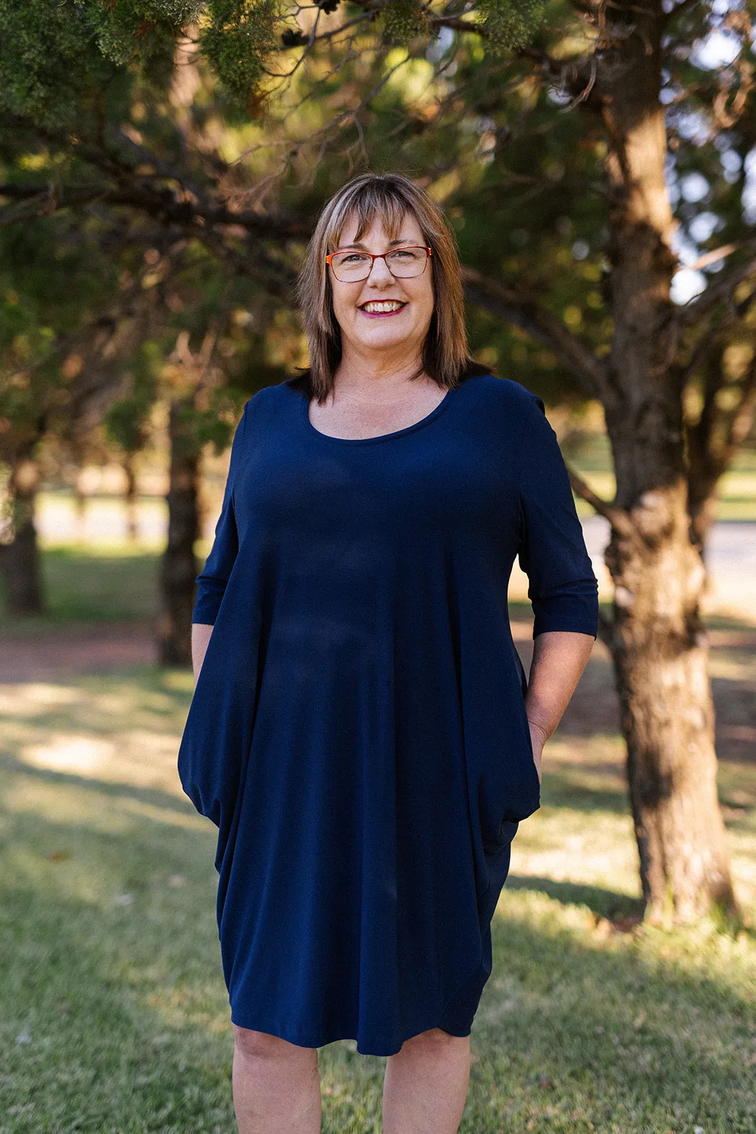 AVIVA Dress in Navy Allure