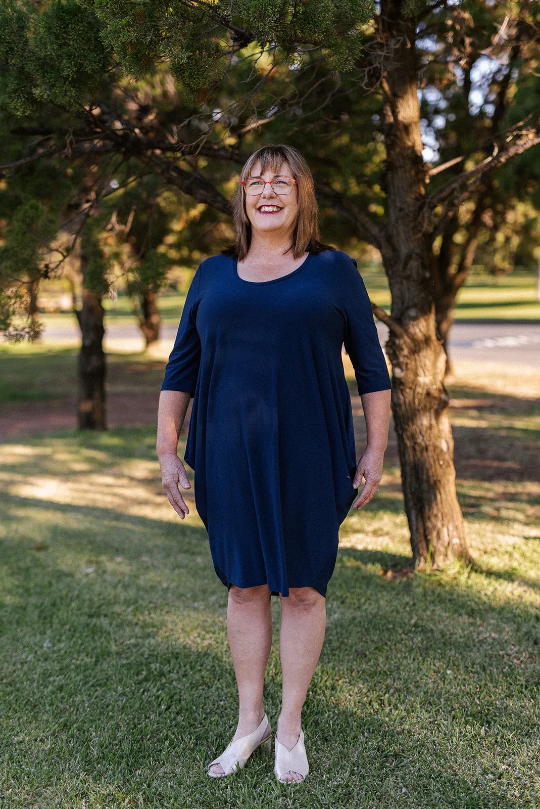 AVIVA Dress in Navy Allure