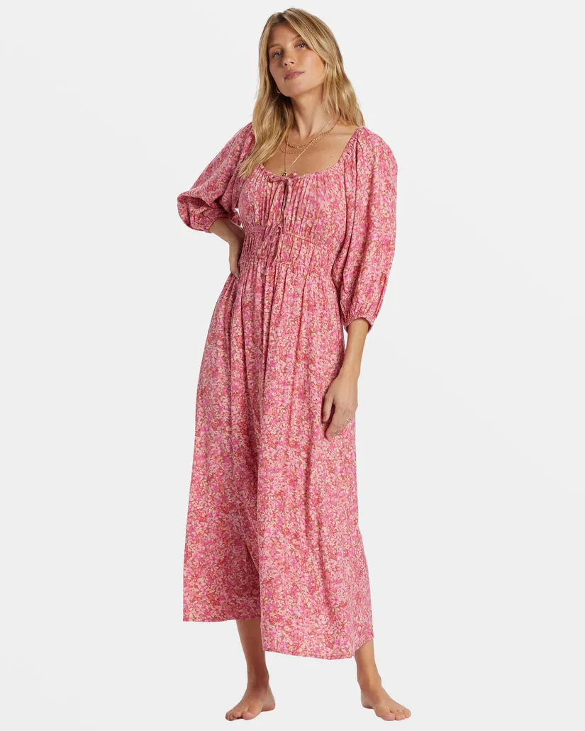 BILLABONG Rosey Skies Midi Dress