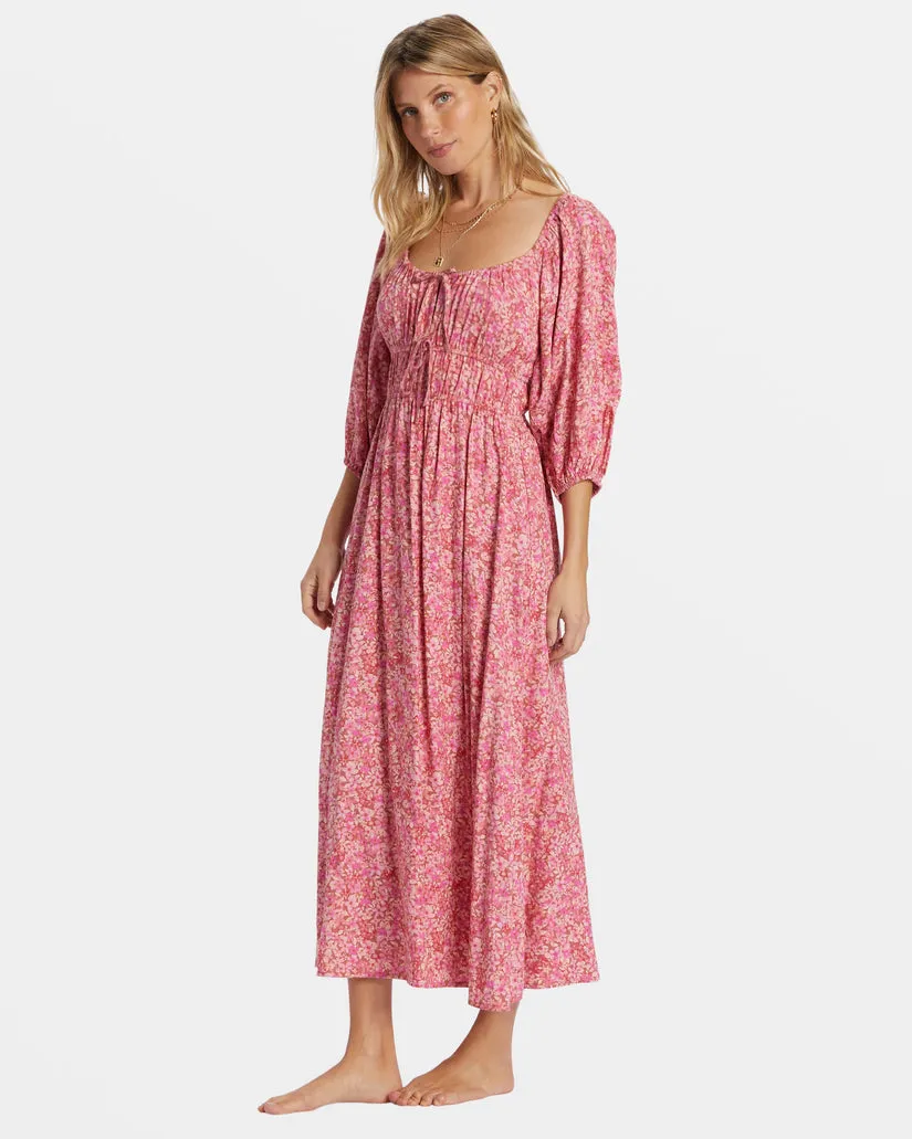 BILLABONG Rosey Skies Midi Dress