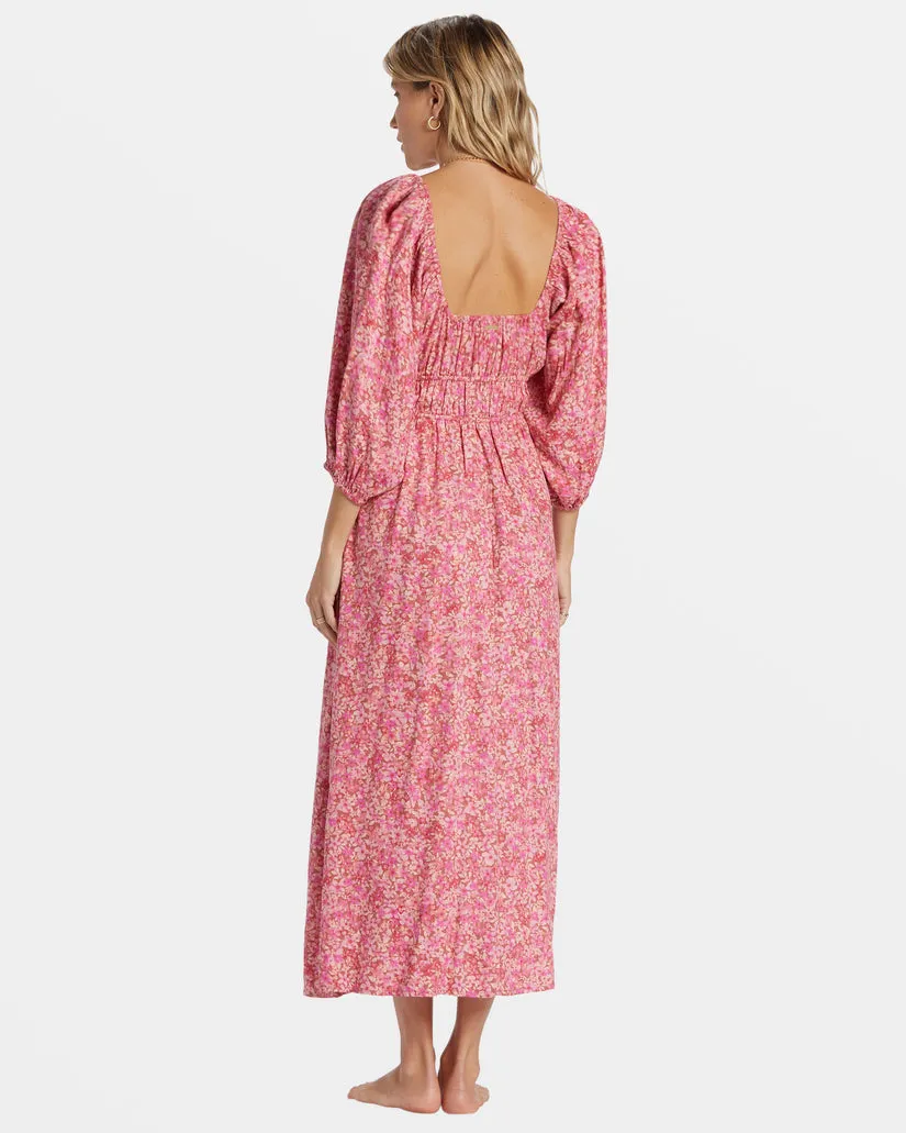 BILLABONG Rosey Skies Midi Dress