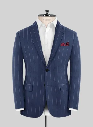 Caccioppoli Nuoa Blue Wool Jacket