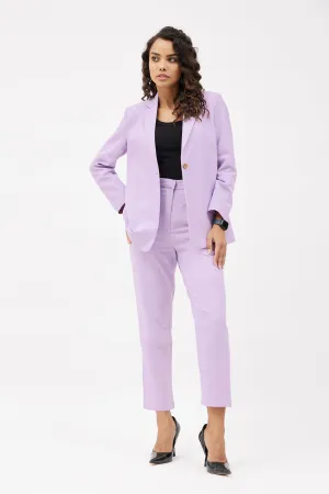 Classic Work Blazer & Trouser Set - Lilac