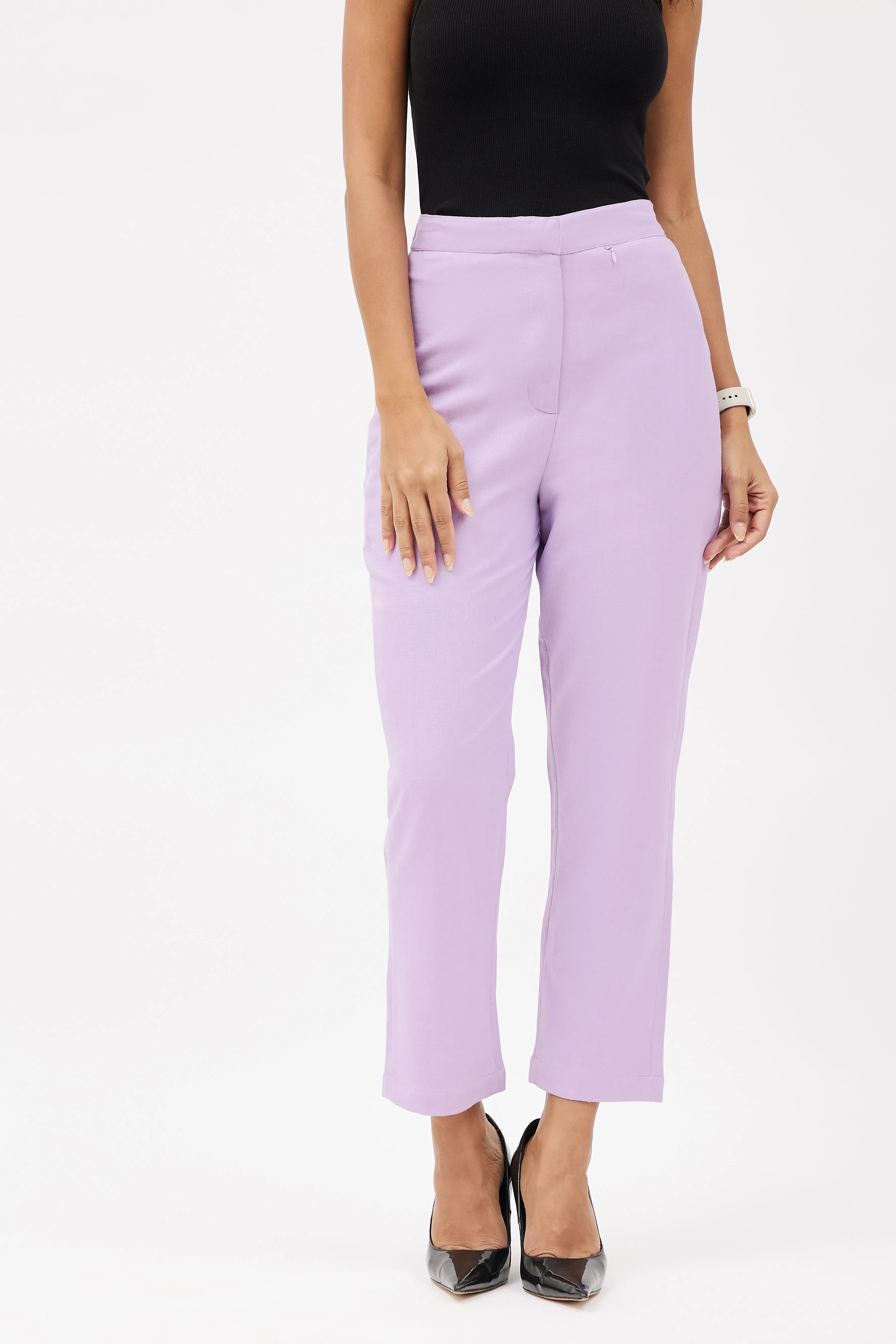 Classic Work Blazer & Trouser Set - Lilac