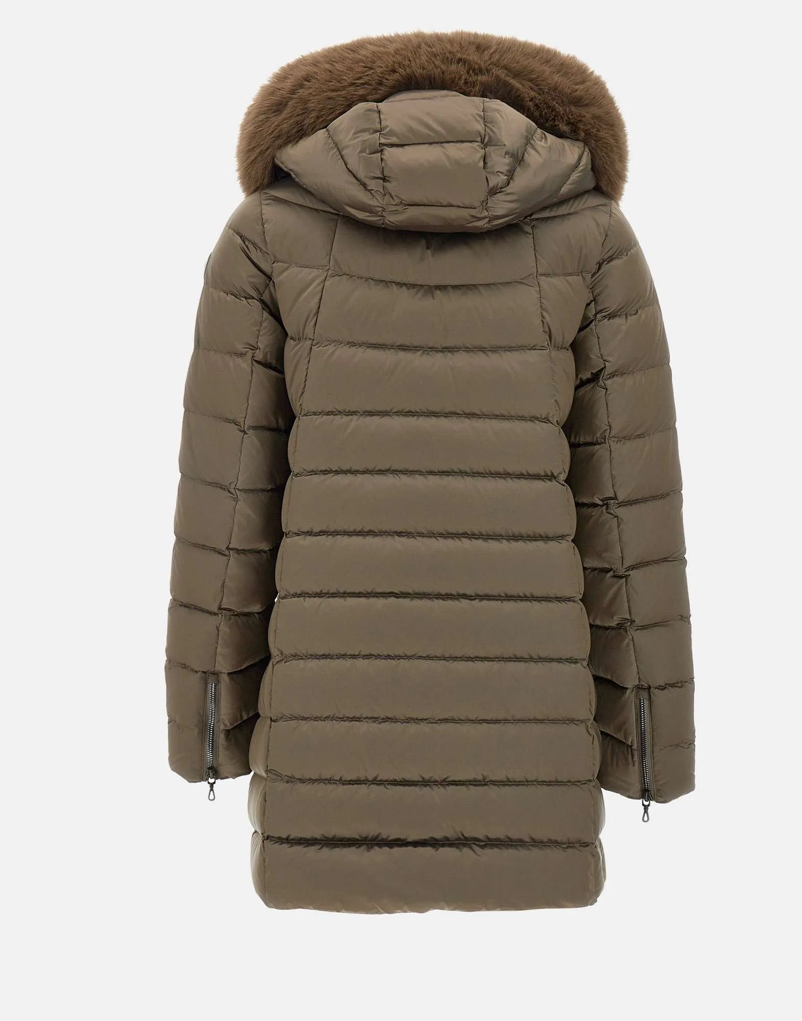 Deluxe Bronze Down Jacket with Hood