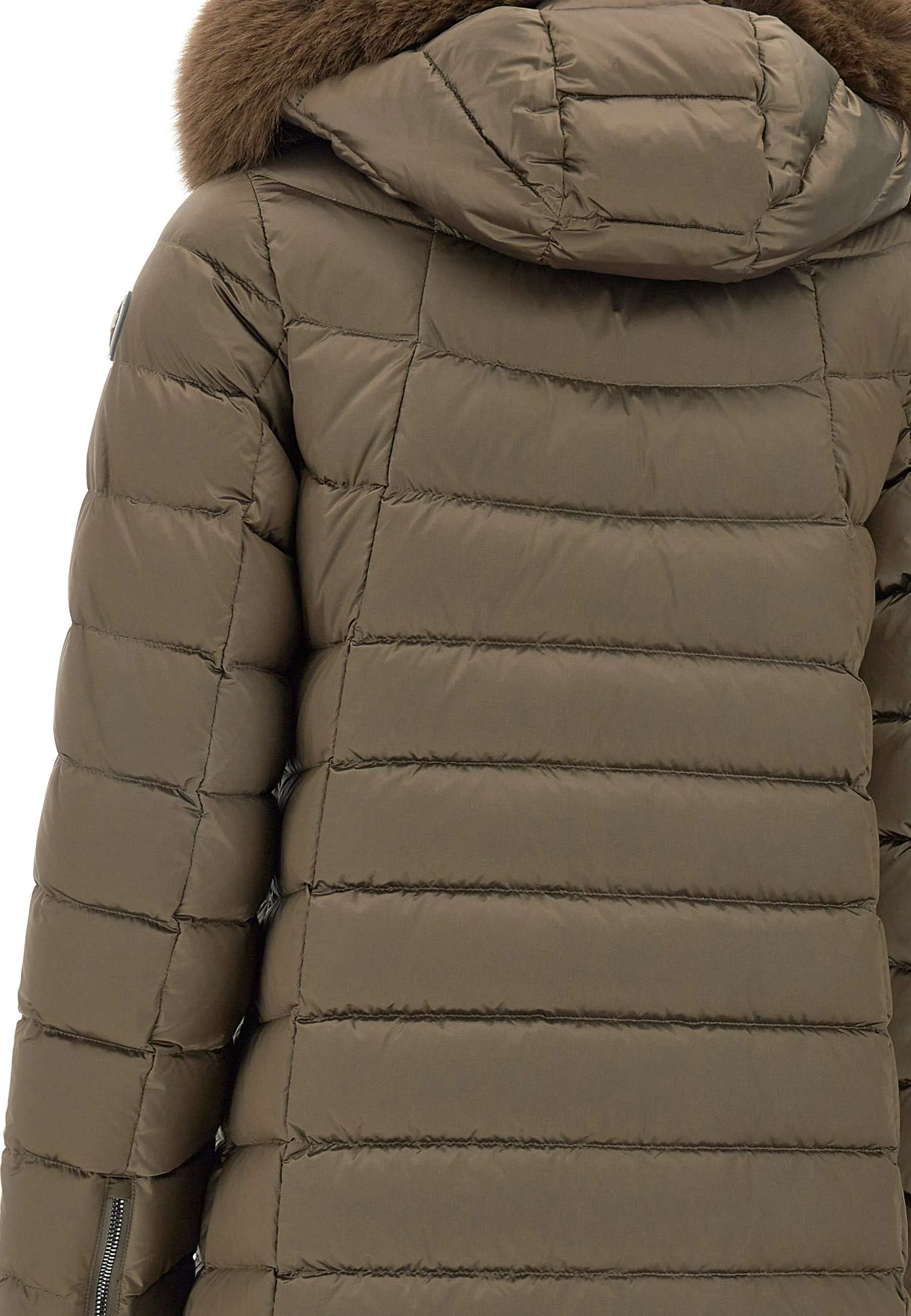 Deluxe Bronze Down Jacket with Hood