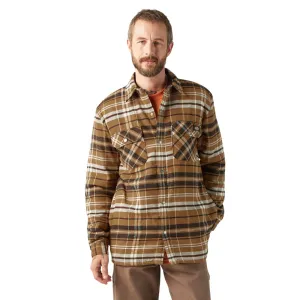 Dickies Men's Sherpa Lined Flannel Shirt TJ210 - Brown Duck