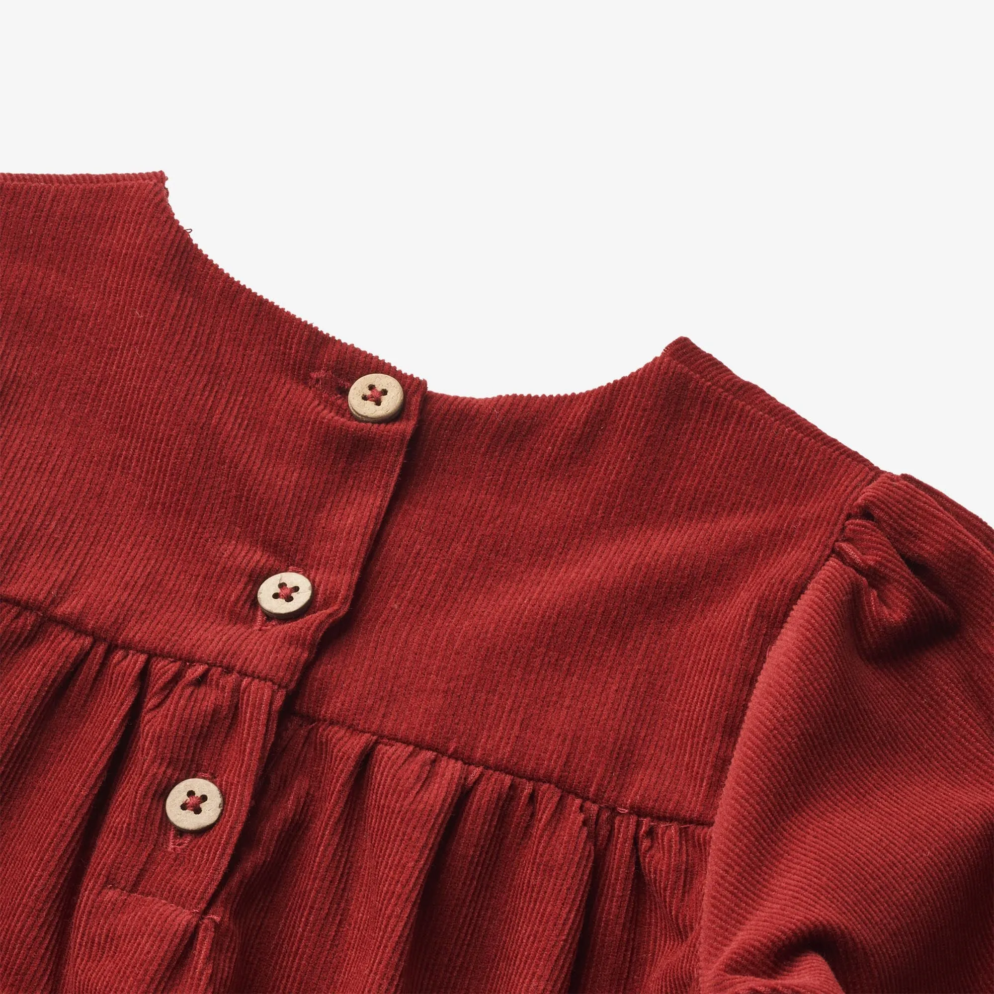 Dress L/S Elvira - cherry red