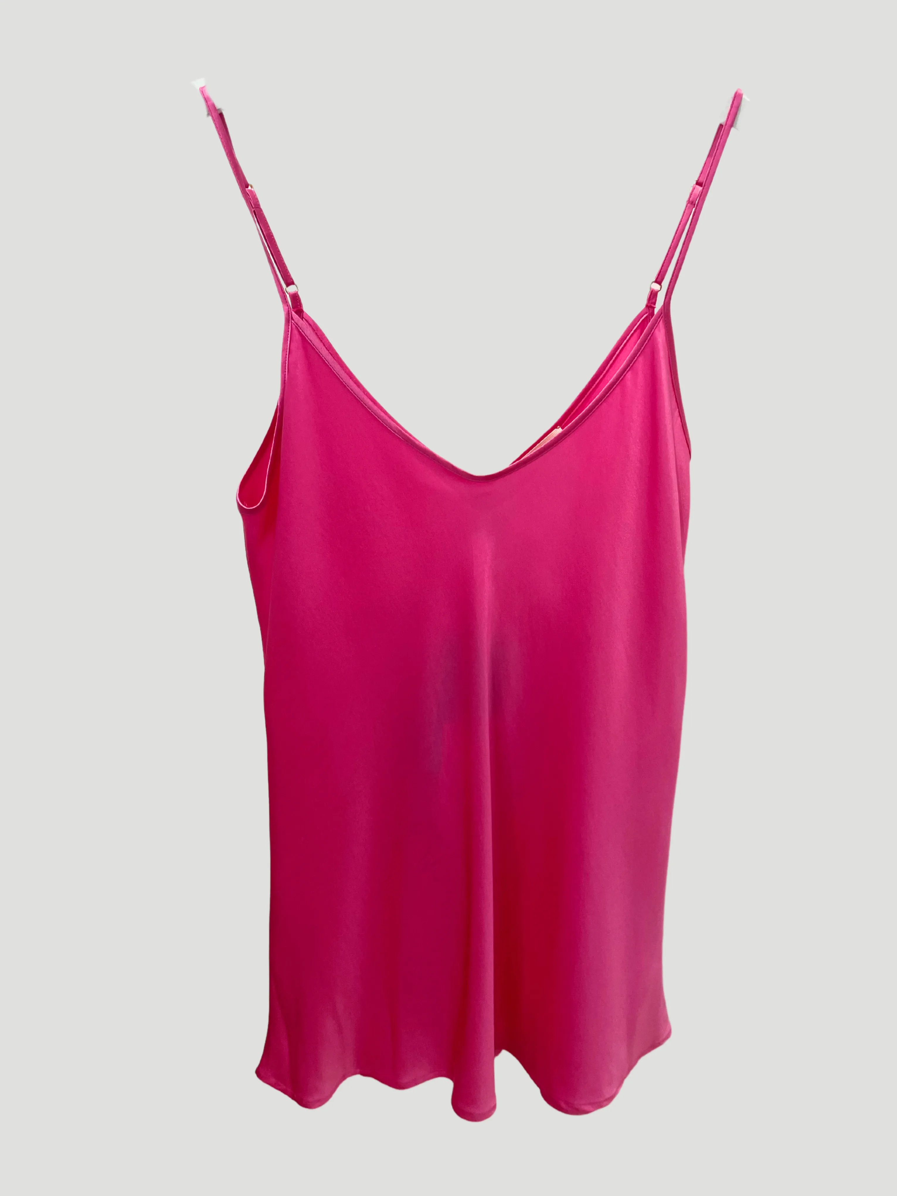 Elly Pink Silk Cami Top