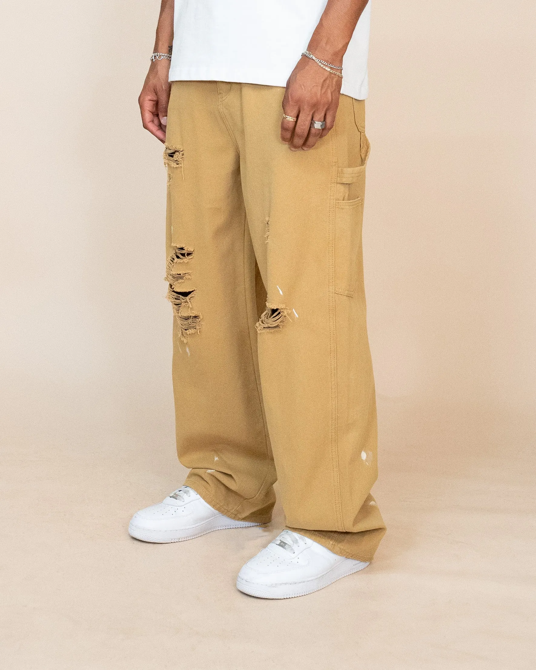 EPTM VINTAGE CARPENTER PANTS - TAN