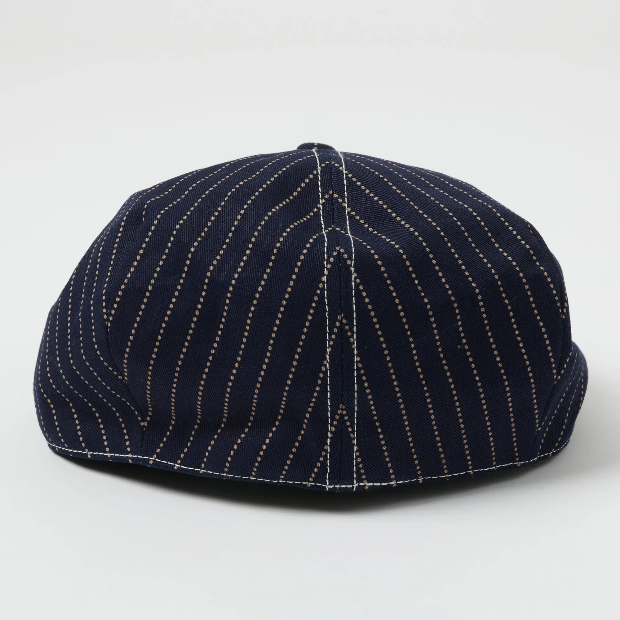 Freewheelers 'Union Special' Cassady Casquette - Indigo Wabash Stripe