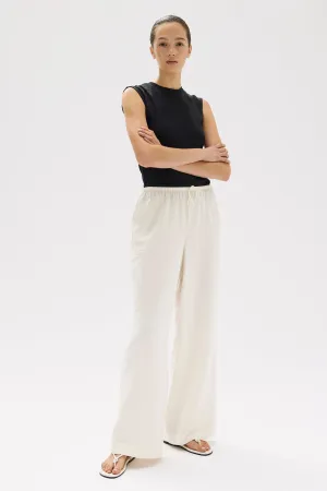 Heather Silk Blend Pant