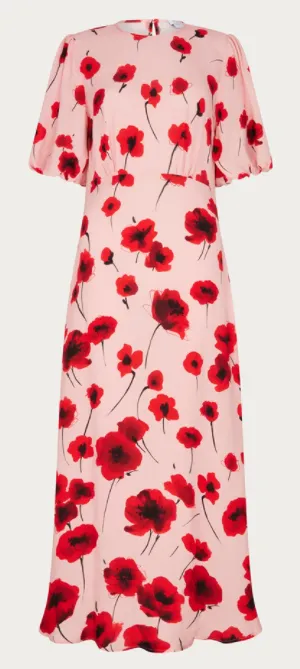 Iris Dress Red Poppy