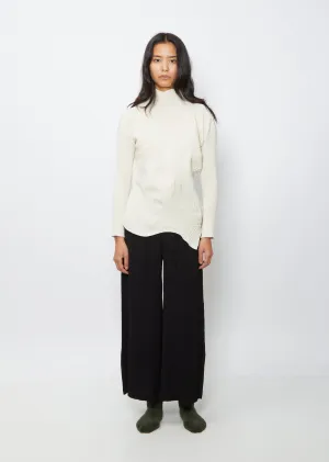 Kone Kone Pleated Long Sleeve Top