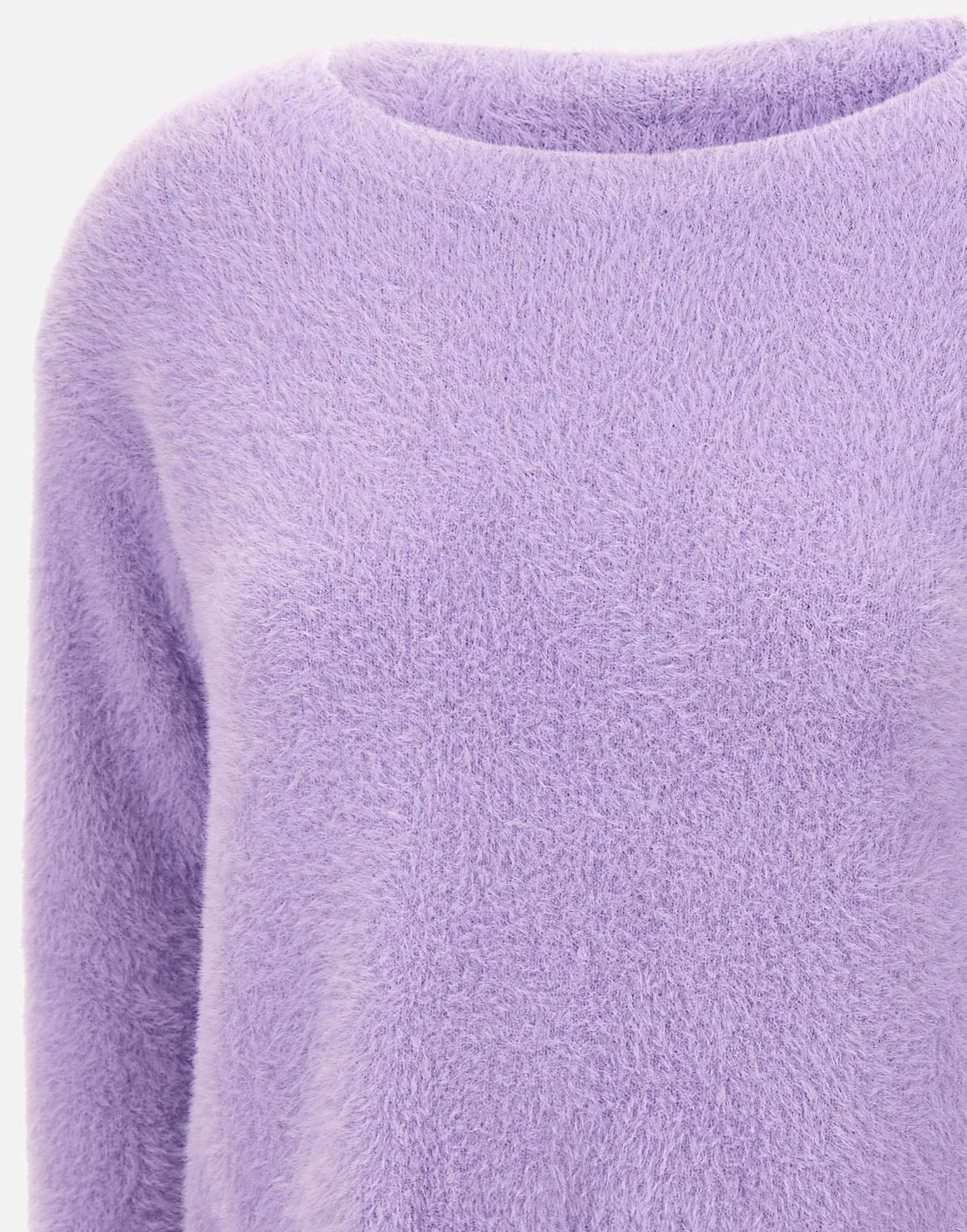 Lilac Fur Effect Sweater for Women