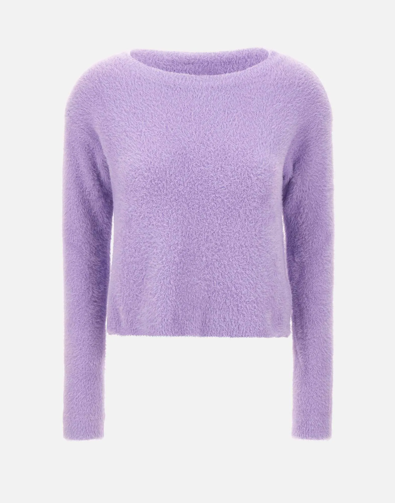 Lilac Fur Effect Sweater for Women