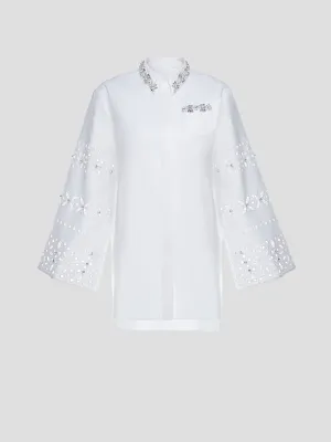 Logan Broderie-Anglaise Longsleeve Shirt