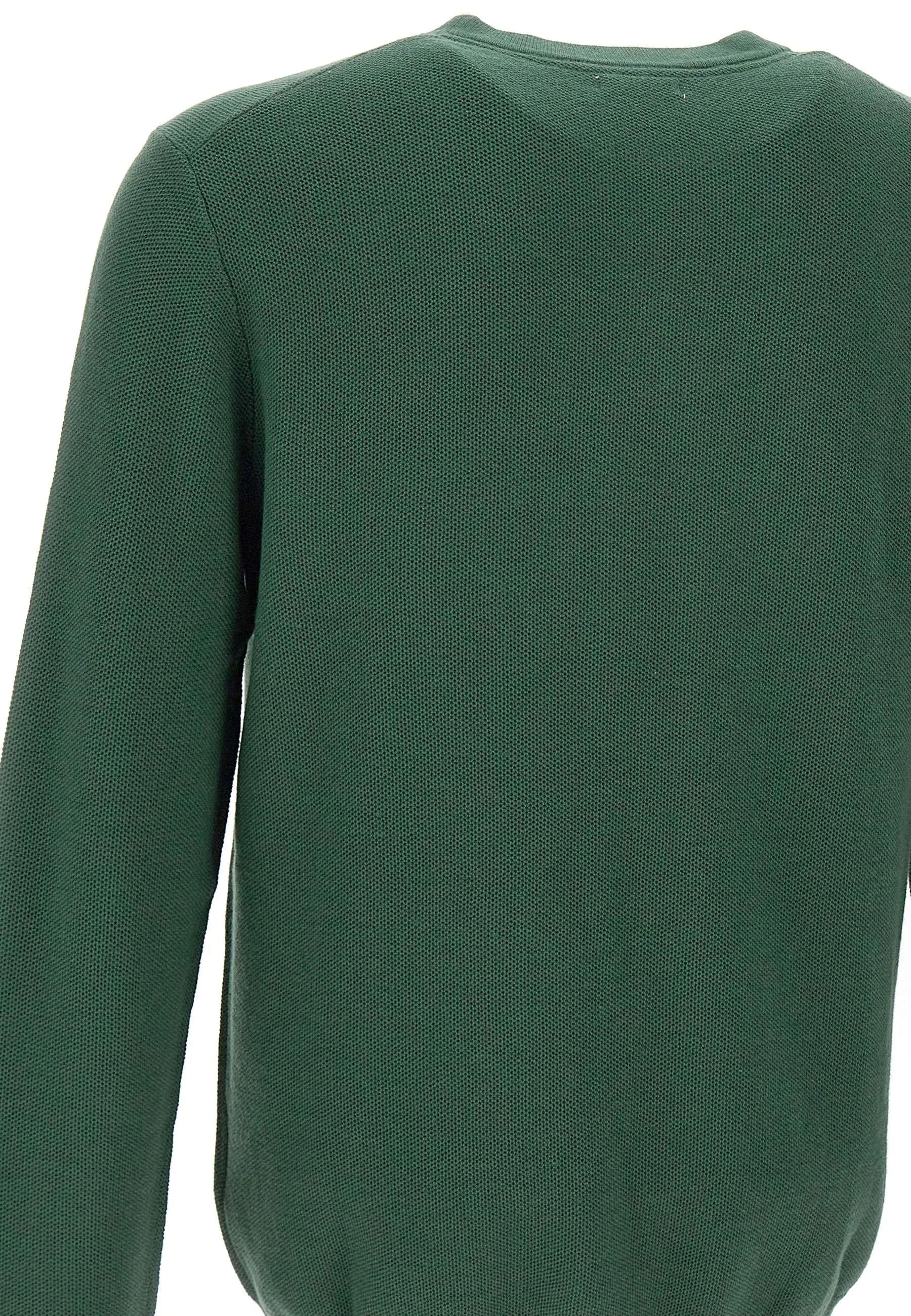 Men's Green Honeycomb Sweater