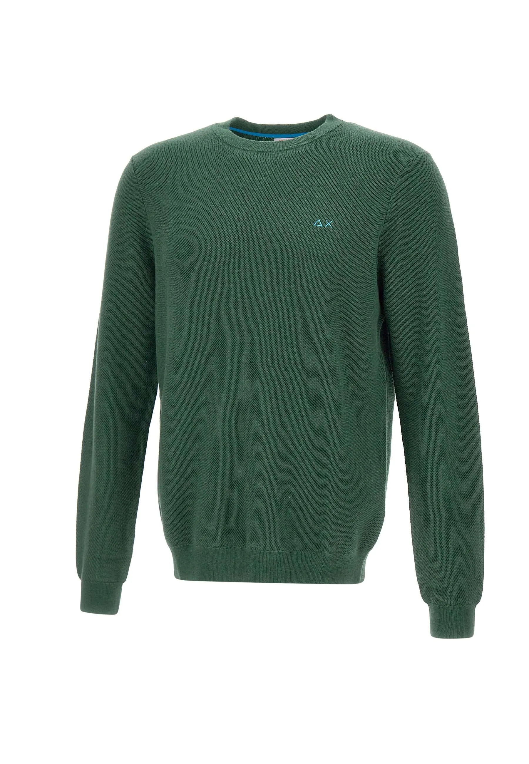 Men's Green Honeycomb Sweater