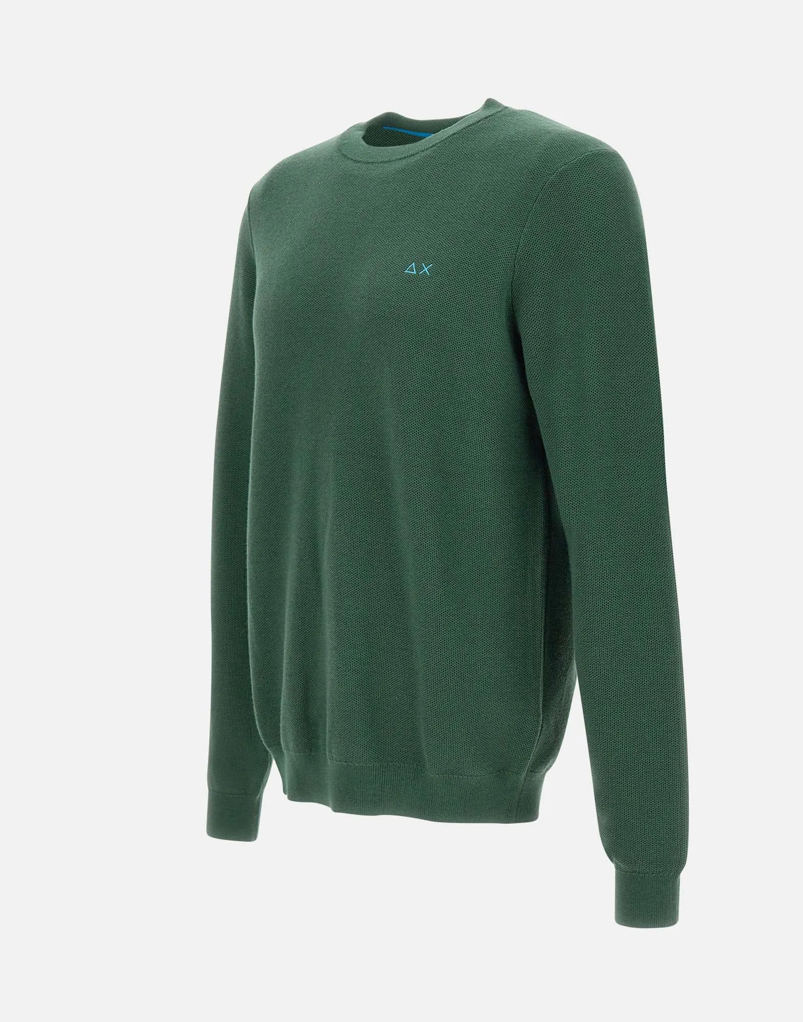 Men's Green Honeycomb Sweater