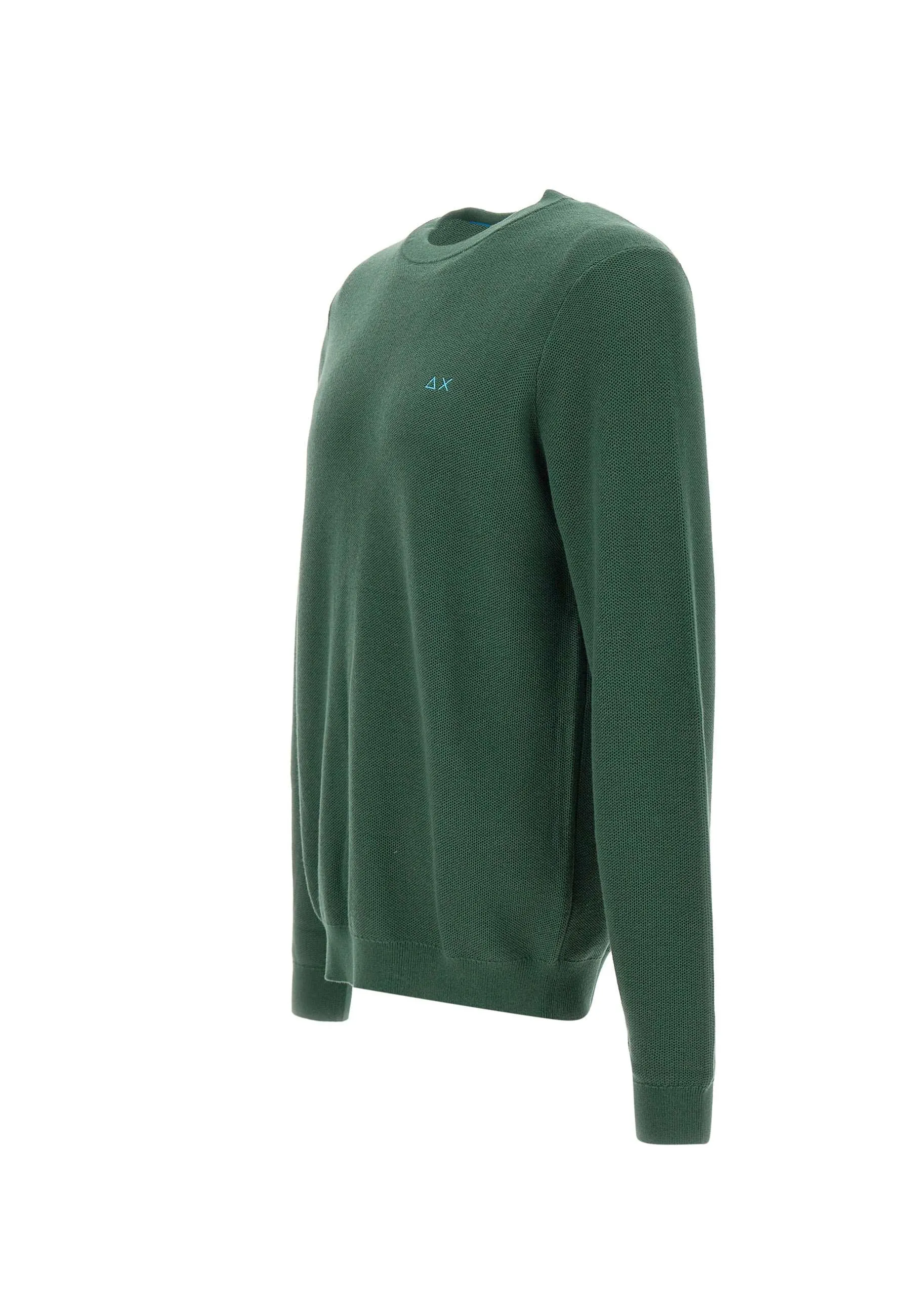 Men's Green Honeycomb Sweater