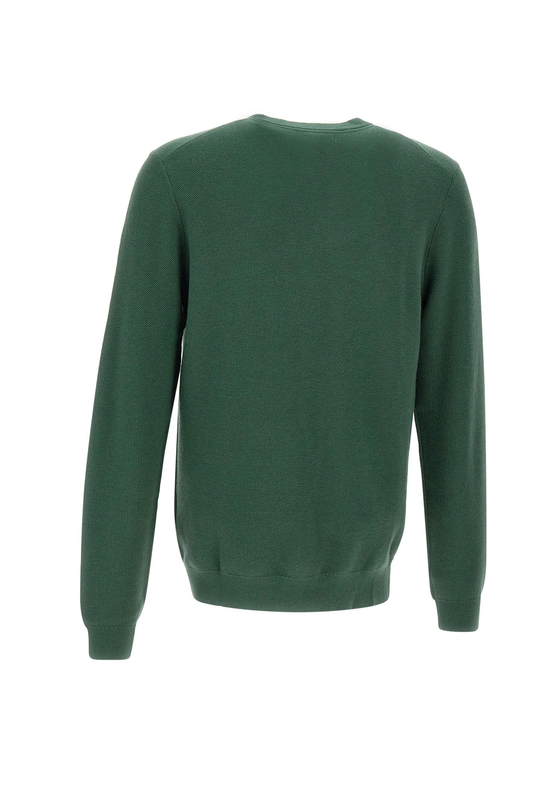 Men's Green Honeycomb Sweater