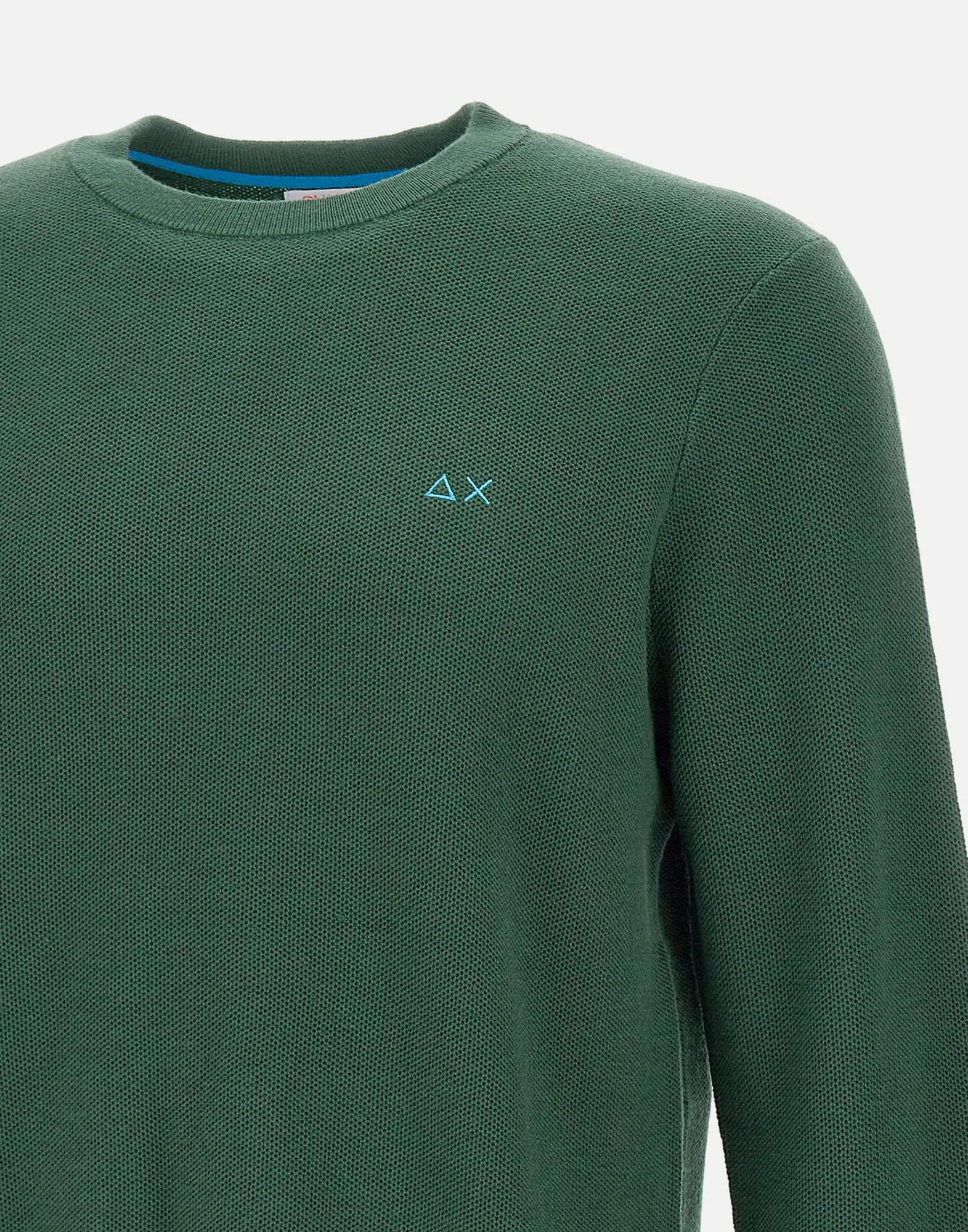 Men's Green Honeycomb Sweater