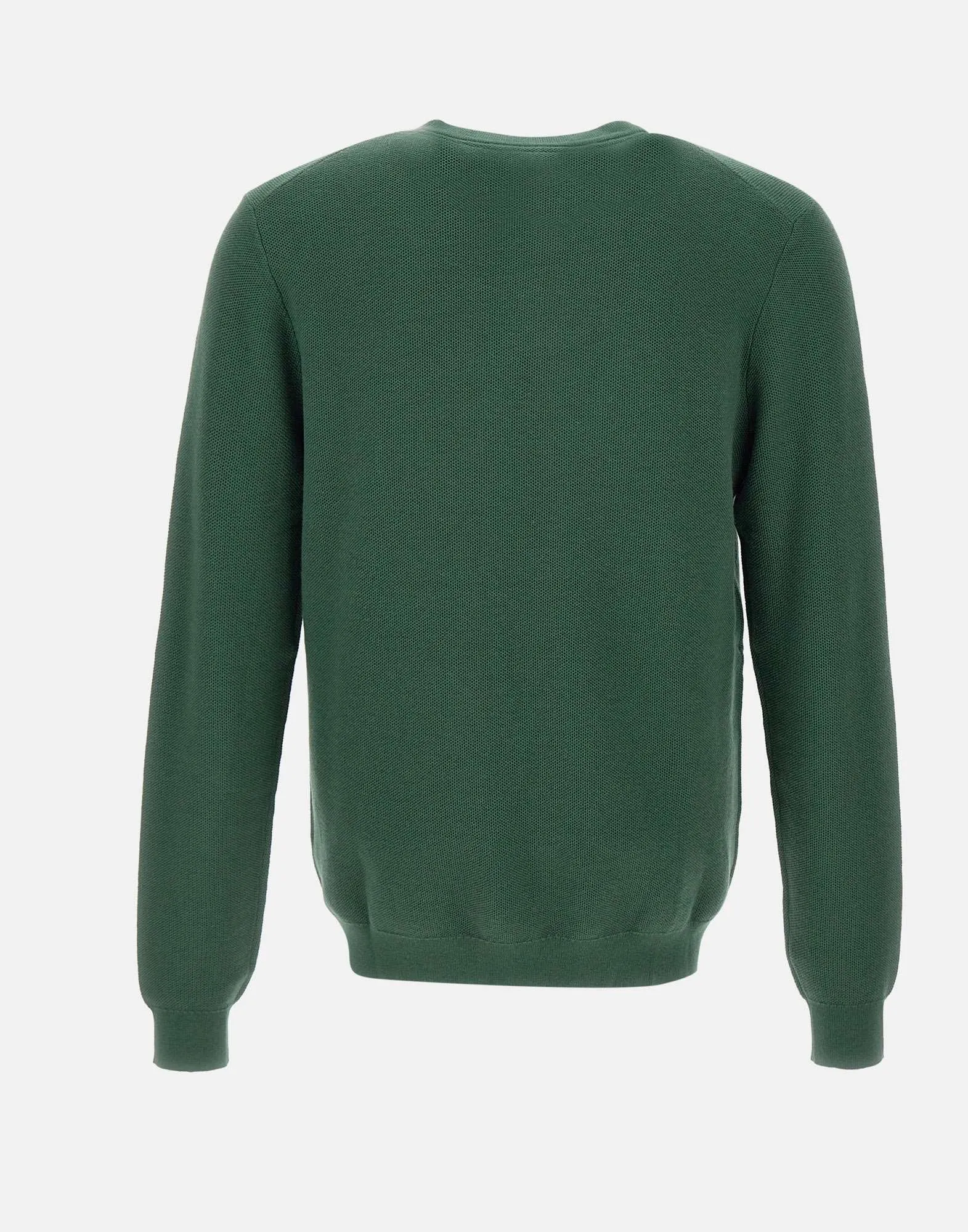 Men's Green Honeycomb Sweater