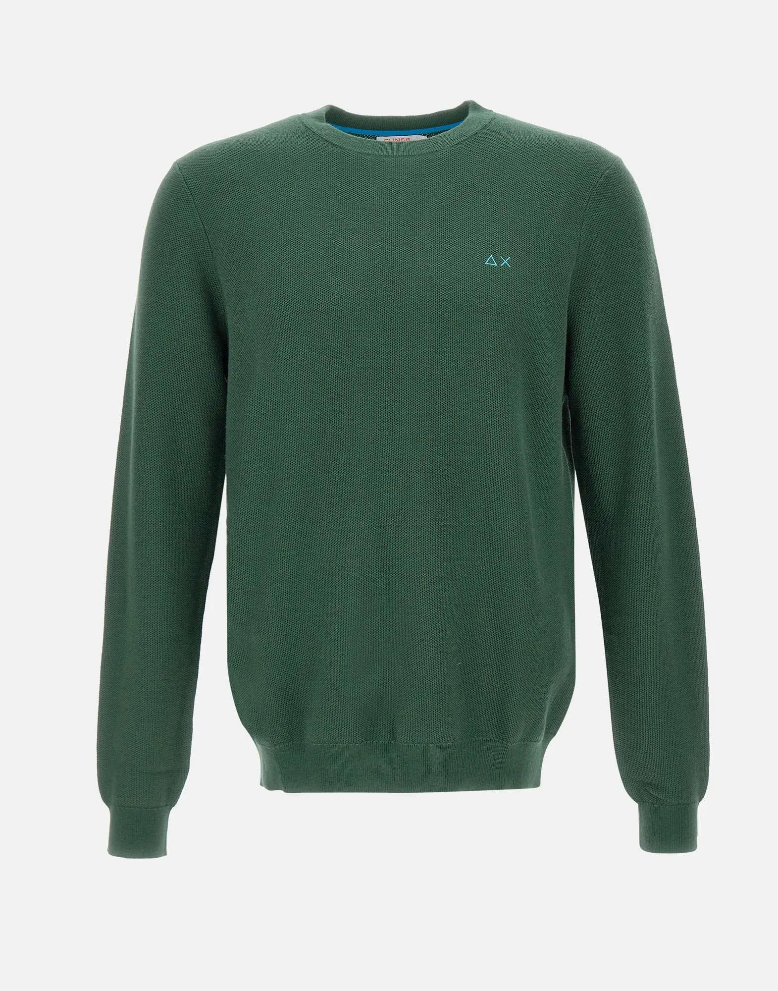 Men's Green Honeycomb Sweater