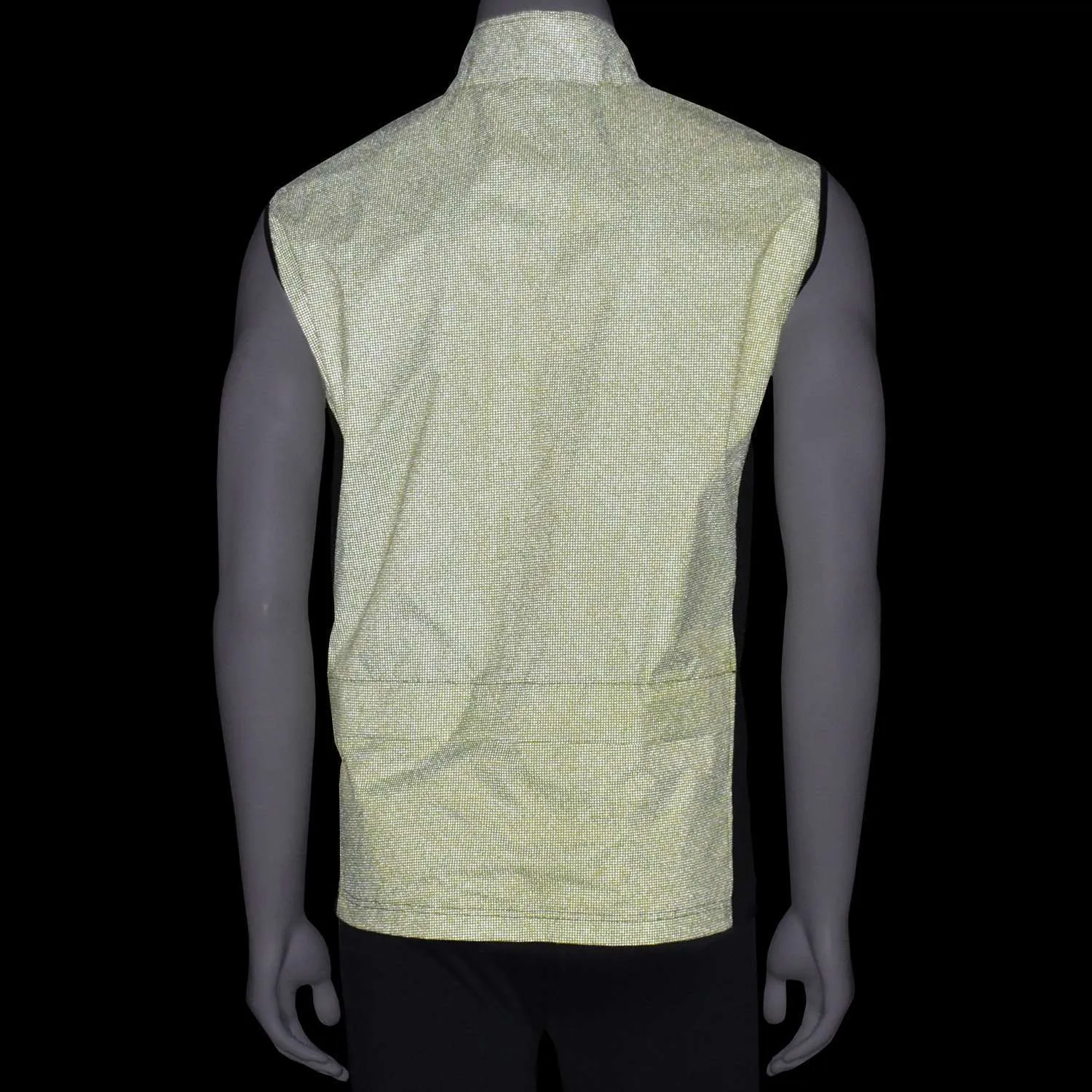 Men's Newport Packable Reflective Vest in Flo Lime