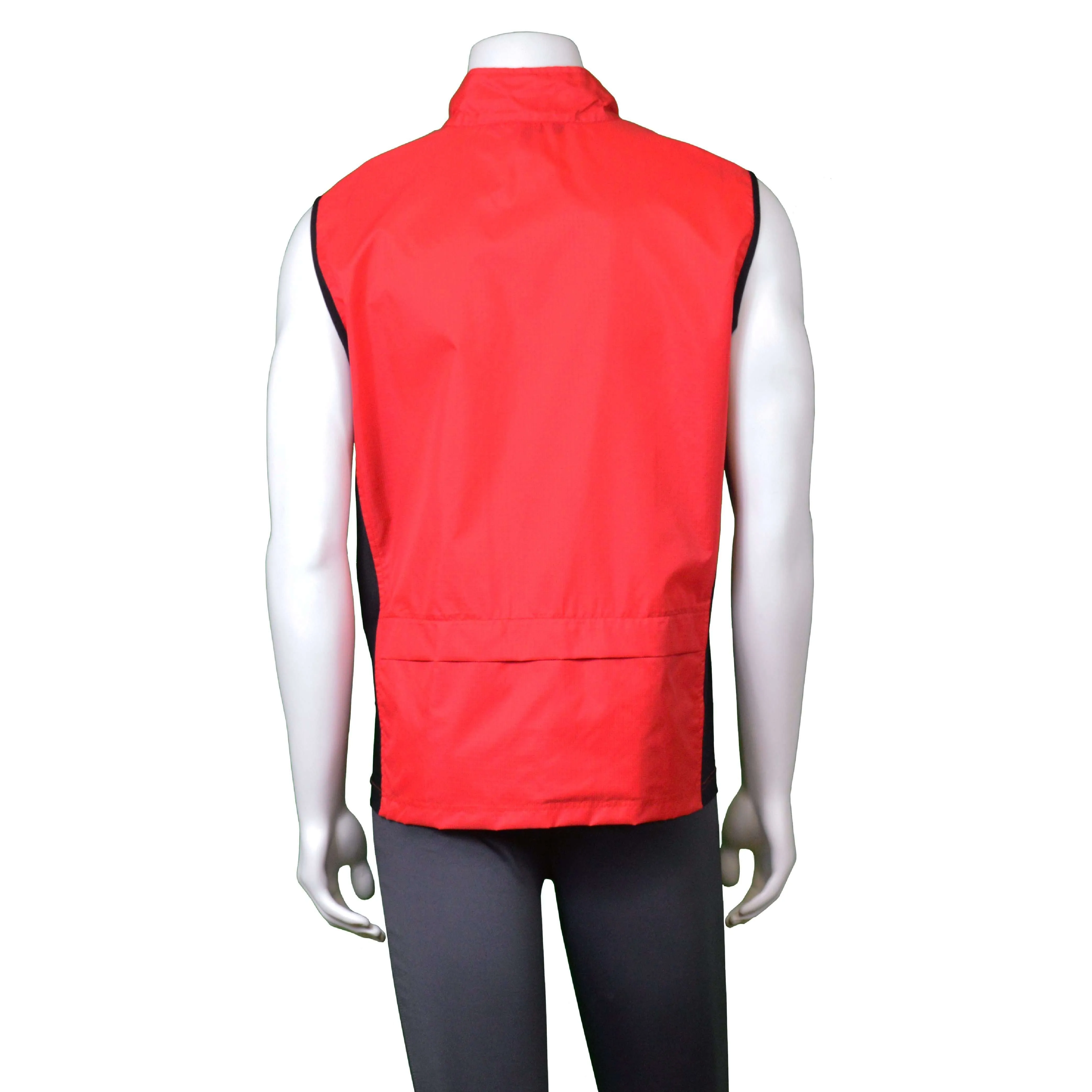 Men's Newport Packable Reflective Vest in Red