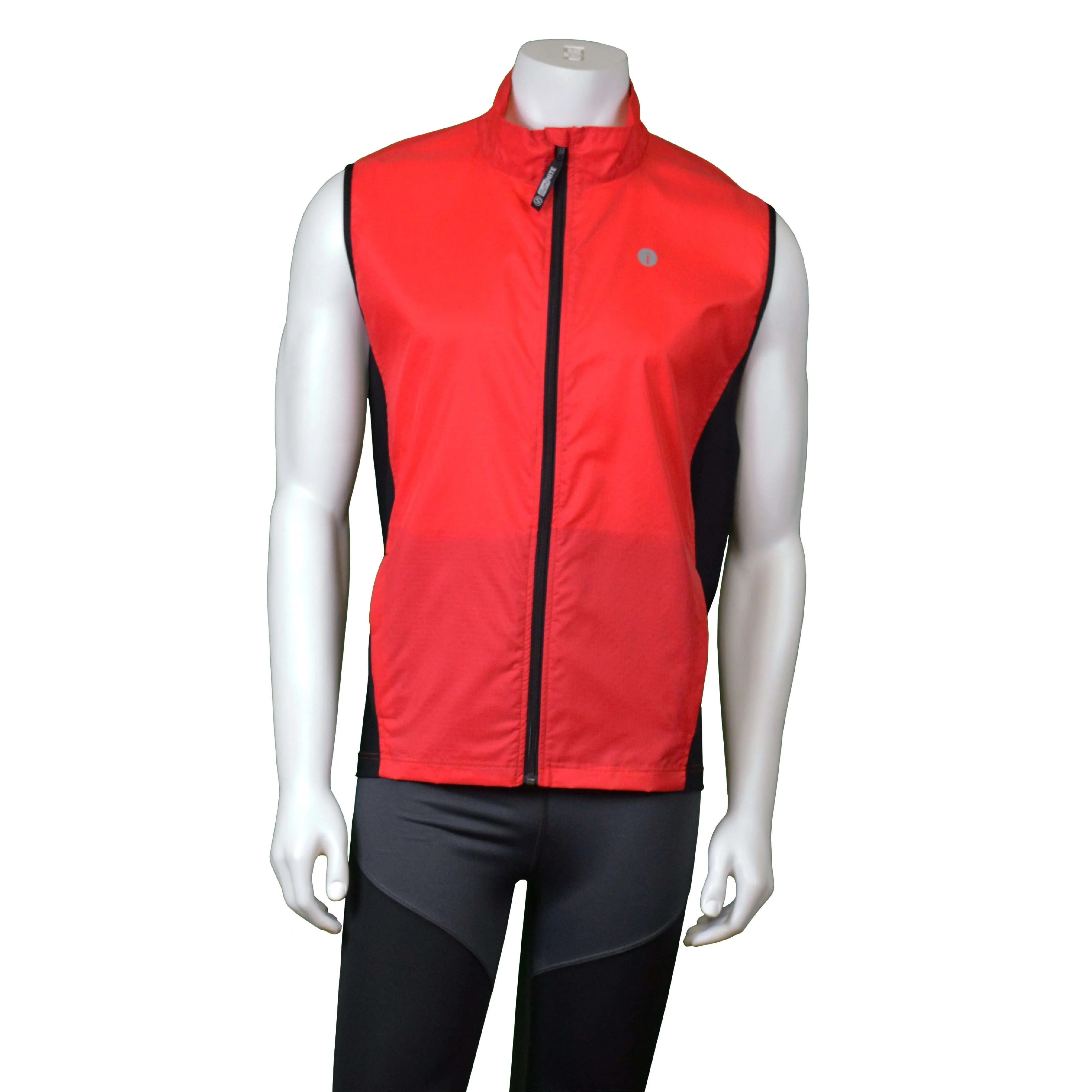 Men's Newport Packable Reflective Vest in Red