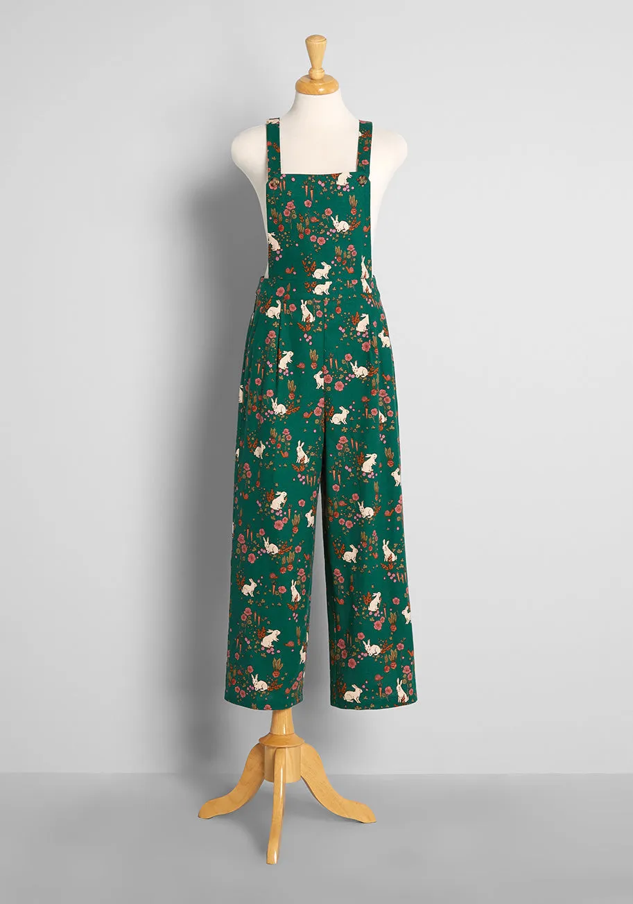 ModCloth x Princess Highway Bunny Harvest Overalls