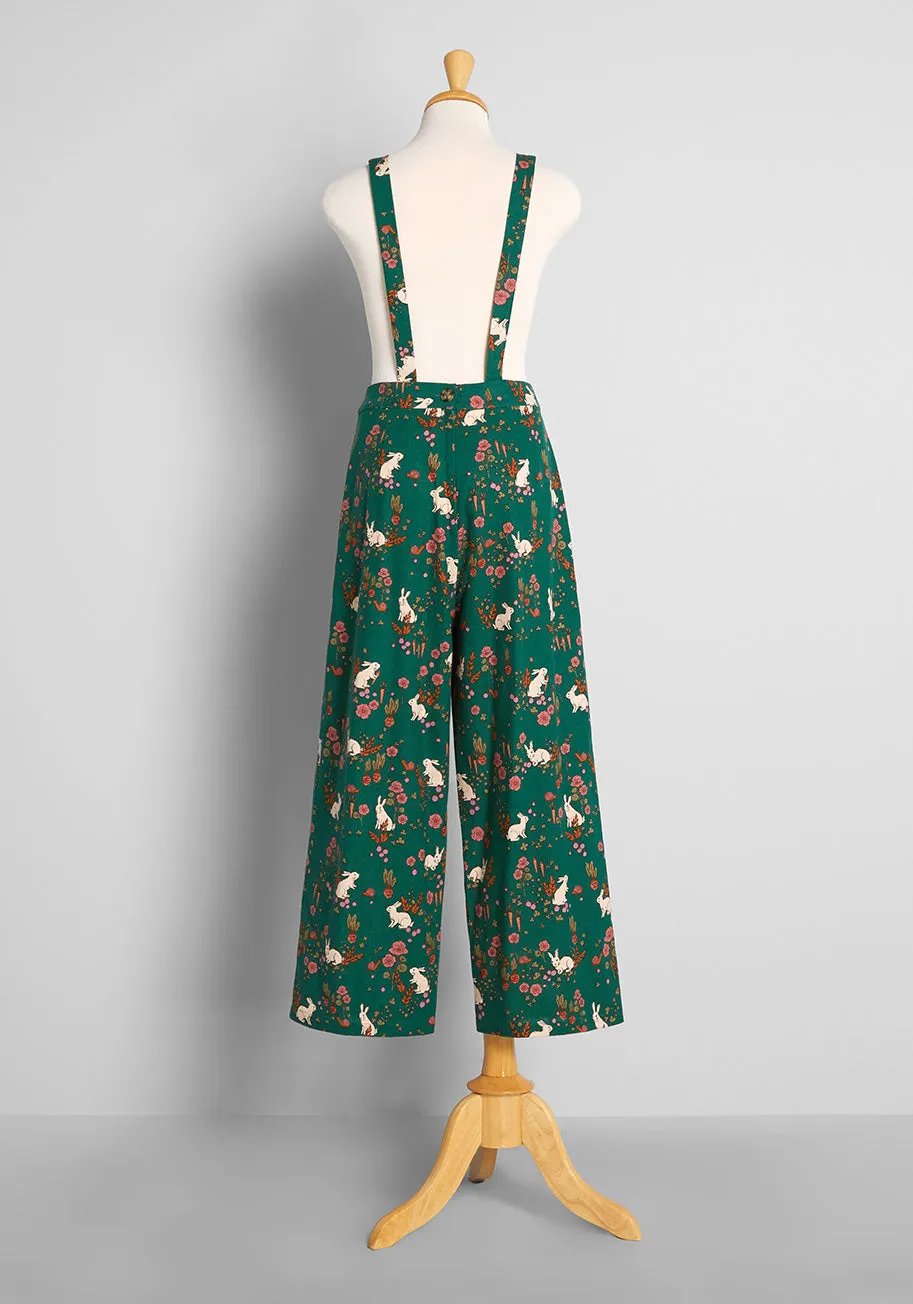 ModCloth x Princess Highway Bunny Harvest Overalls