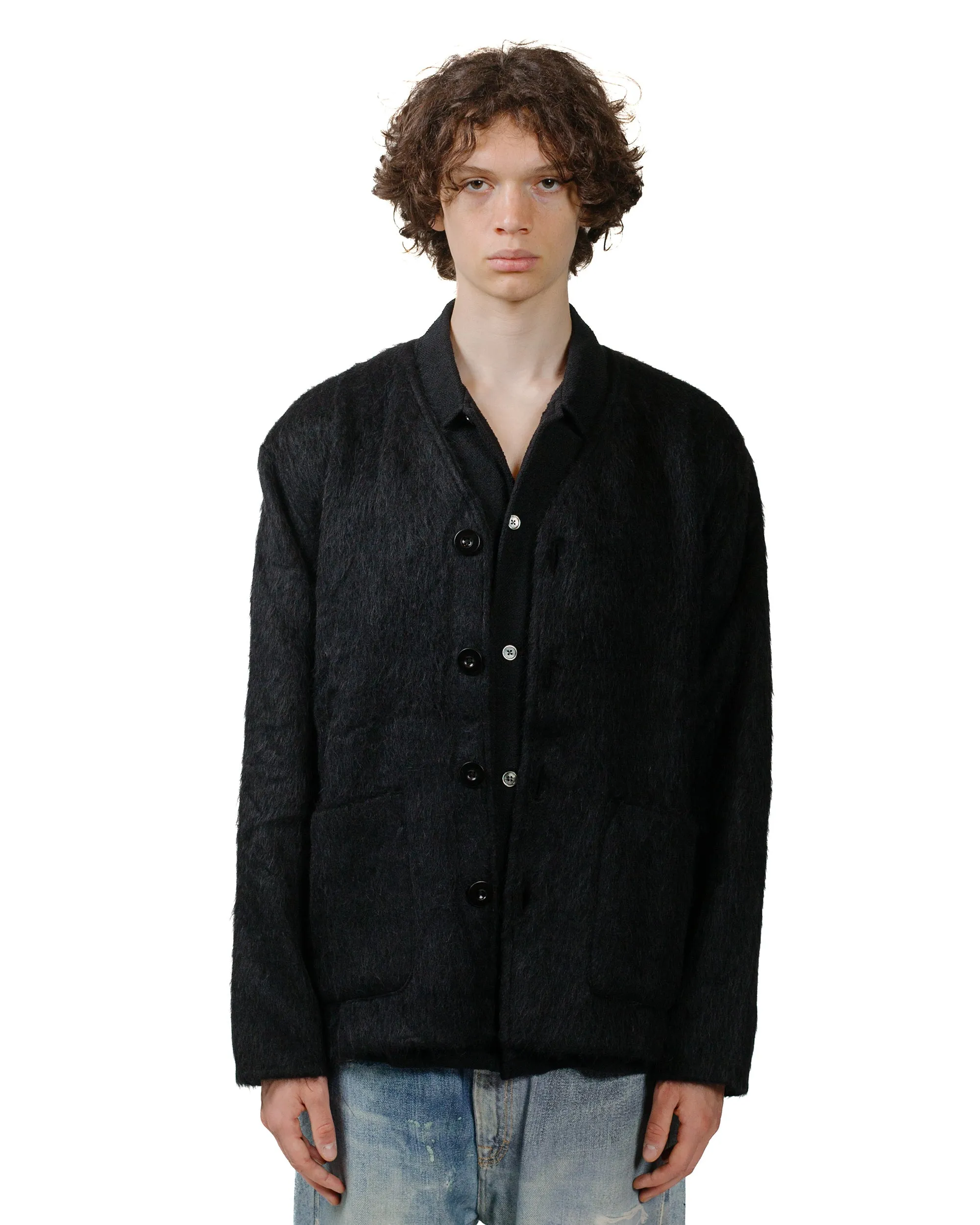 Our Legacy Cardigan Black Mohair