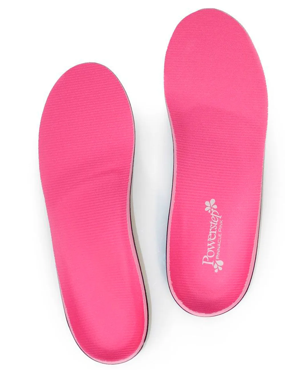 Powerstep Pinnacle Pink | Arch Support Shoe Orthotic Inserts for Women | Max Cushion | Color Pink