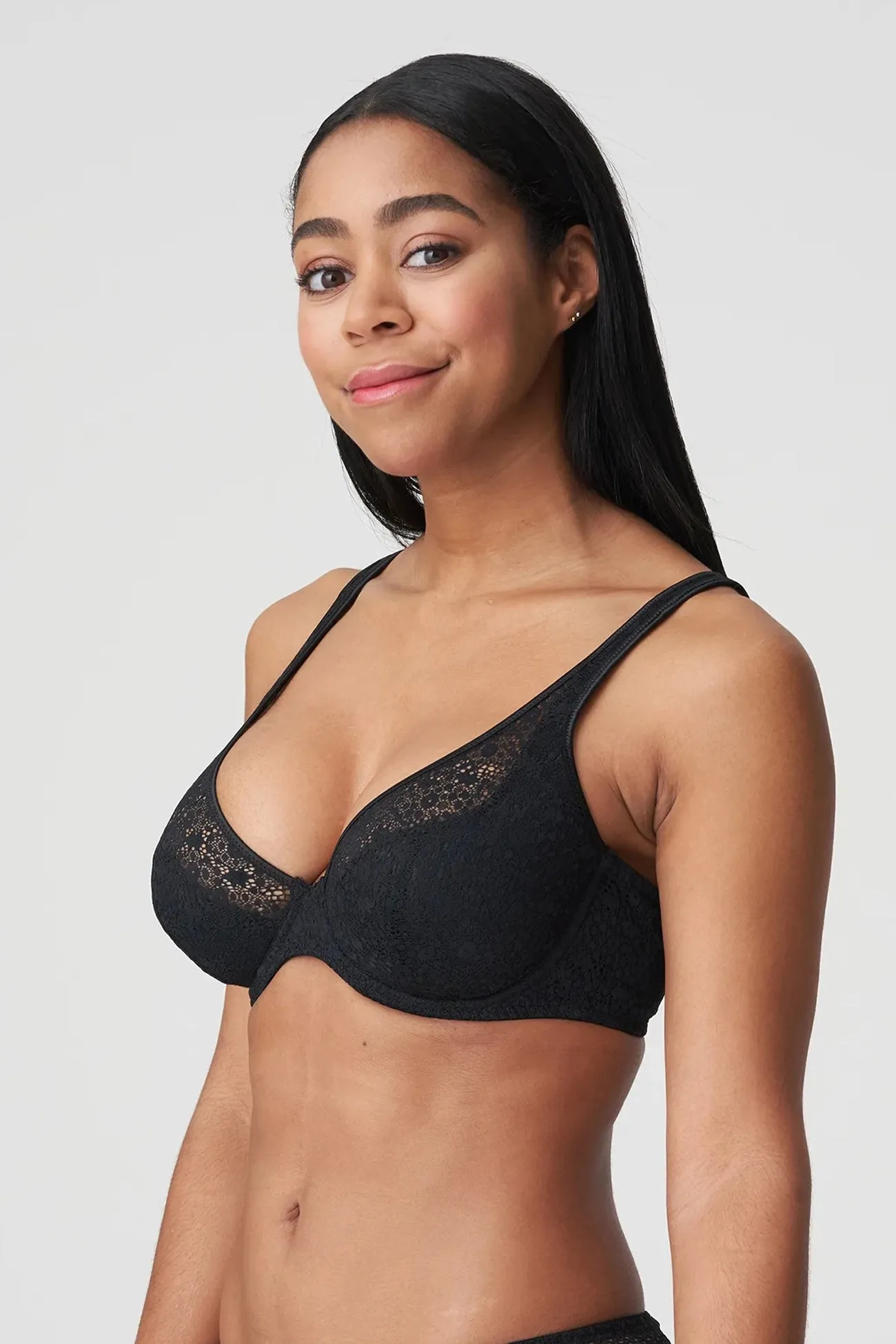 PrimaDonna Twist Epirus Half Padded Plunge Bra - Black