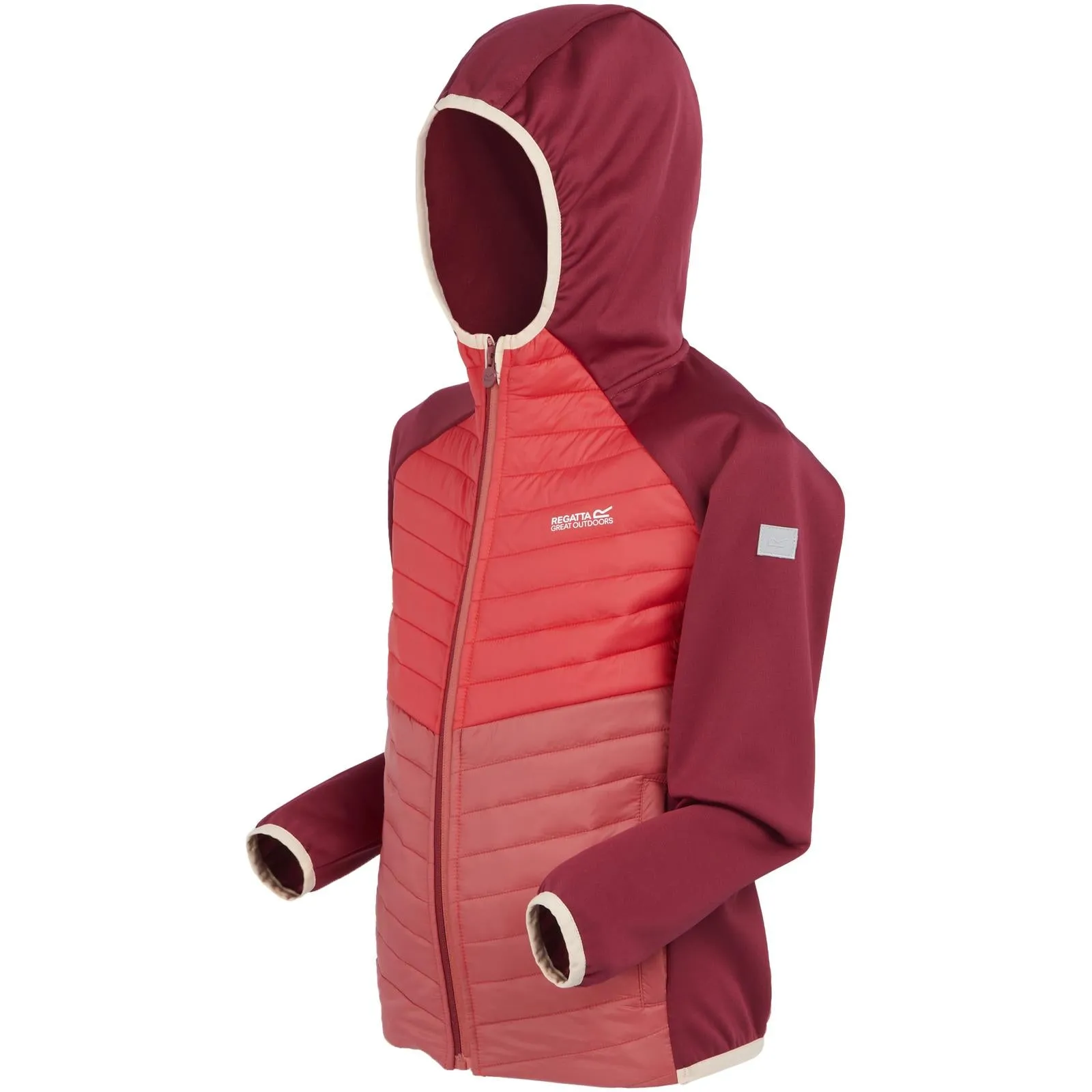 Regatta Kids Kielder Hybrid VIII Jacket - Rumba Red/Red Sky - 15-16YRS