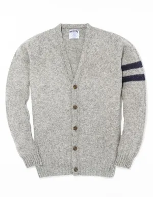 SHAGGY DOG UNIVERSITY CARDIGAN - GREY