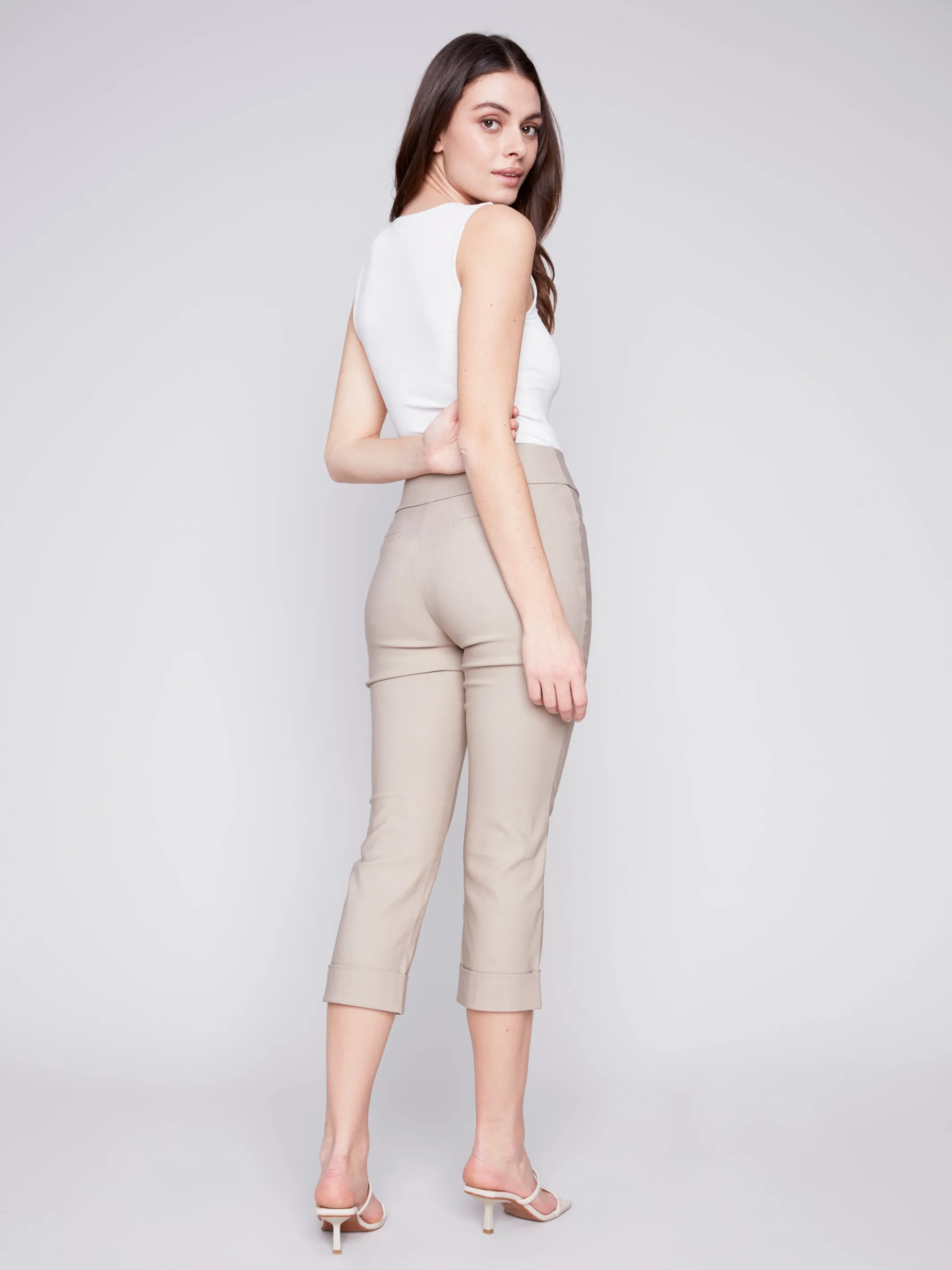 Stretch Pull-On Capri