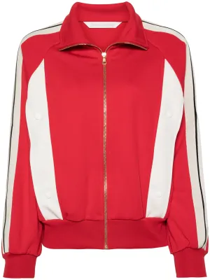 stripe-detail track jacket