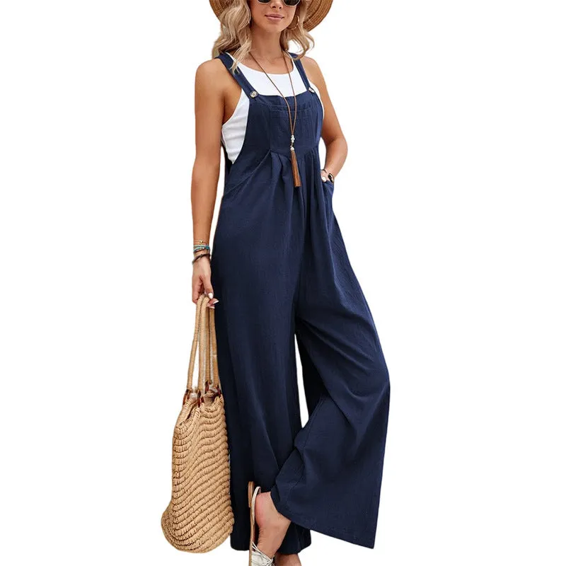 Sunset Boulevard Cotton Jumpsuit