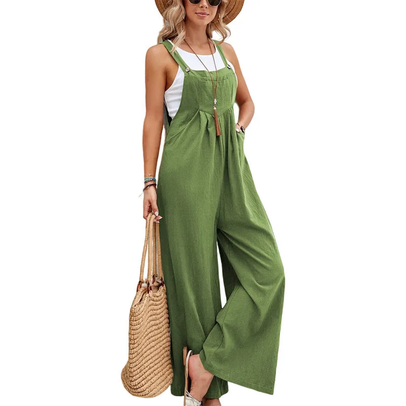 Sunset Boulevard Cotton Jumpsuit