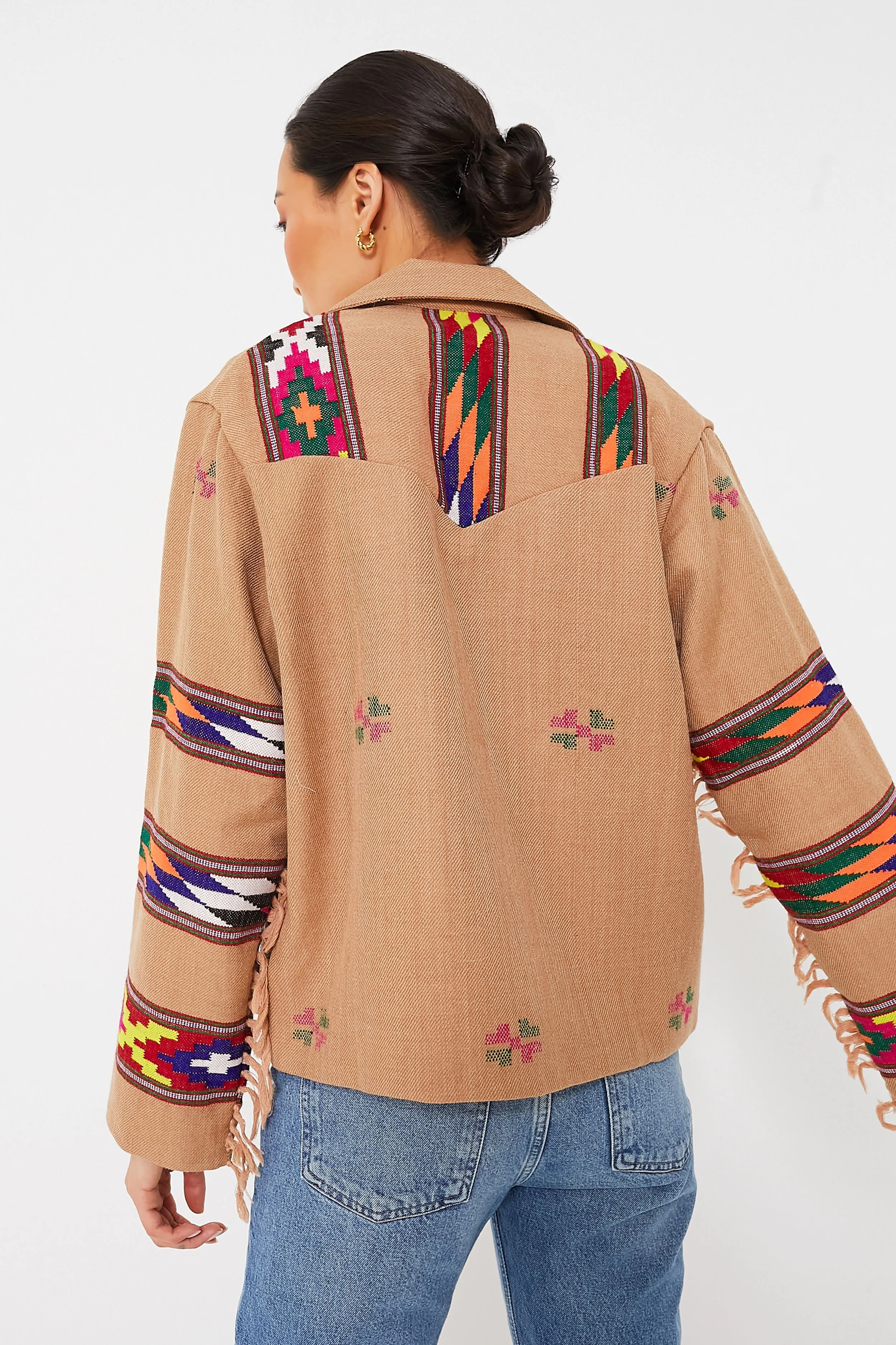 Tan Dune Western Blanket Jacket