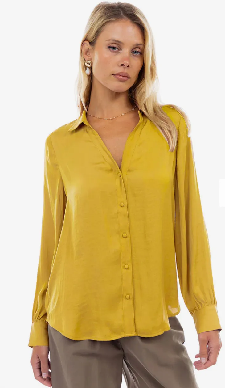 The Lia top- Gold Yellow