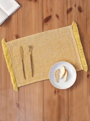 Vallam - Set Of 2 Placemats (Yellow)